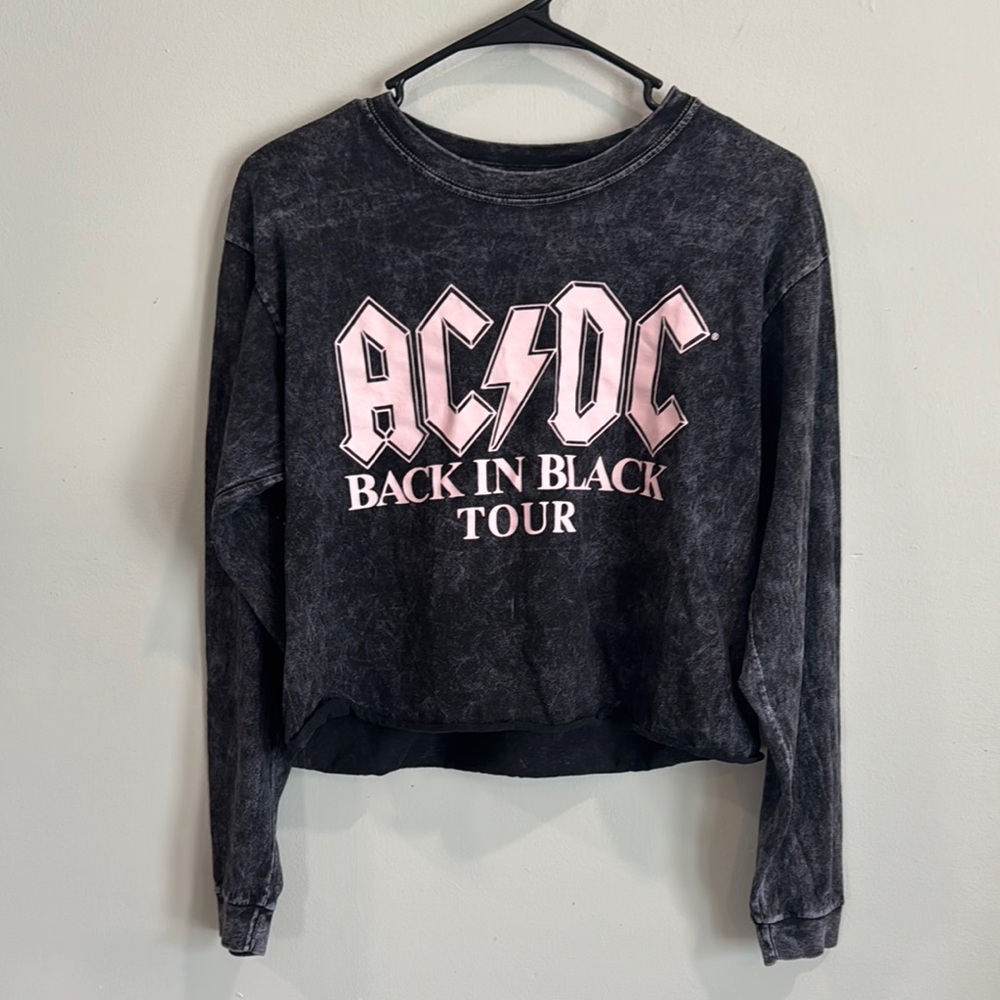 AC/DC Charcoal and Pink Tour‎ Sweatshirt